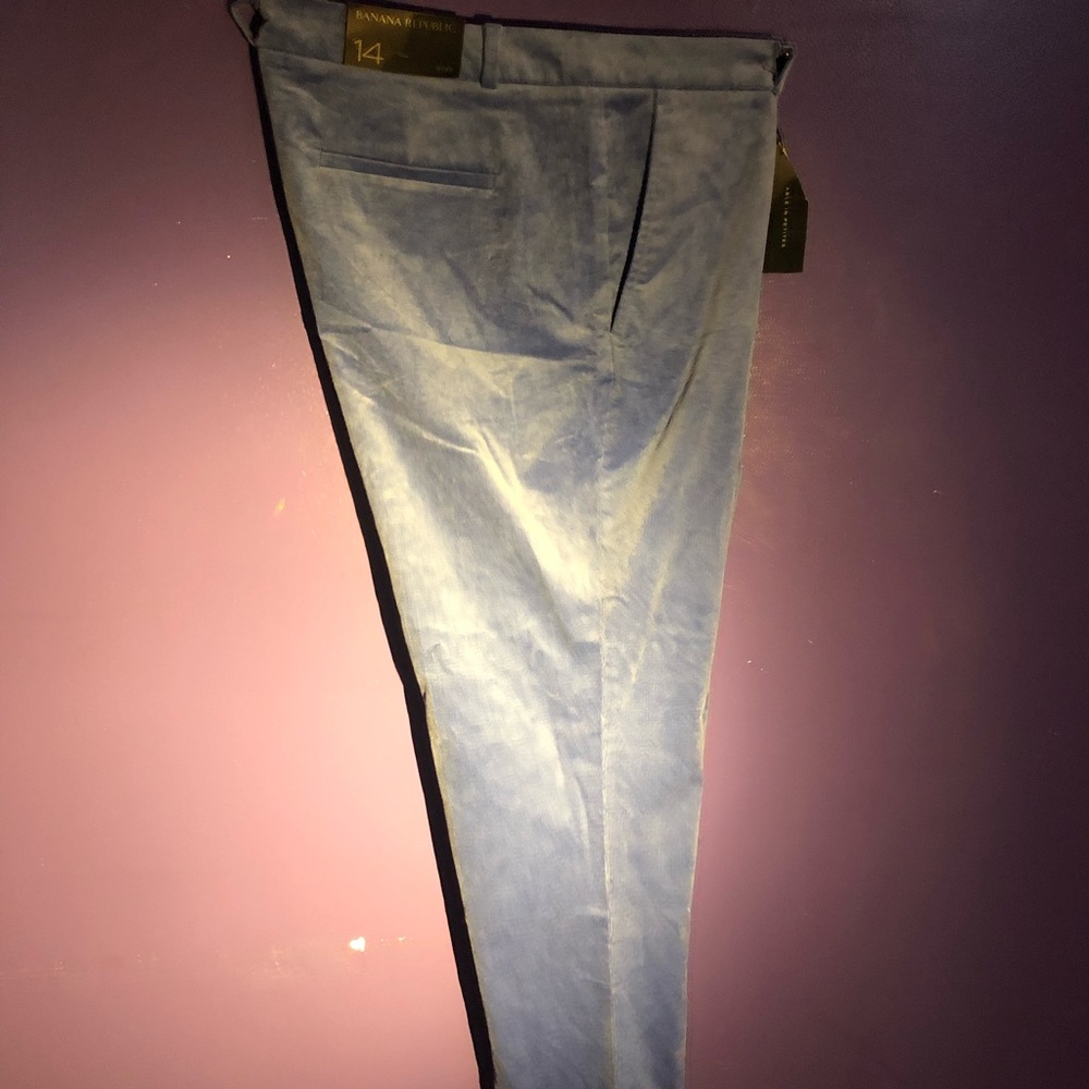 Blue corduroy pants
